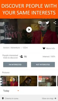 CinemApp - Cinema Showtimes android App screenshot 2